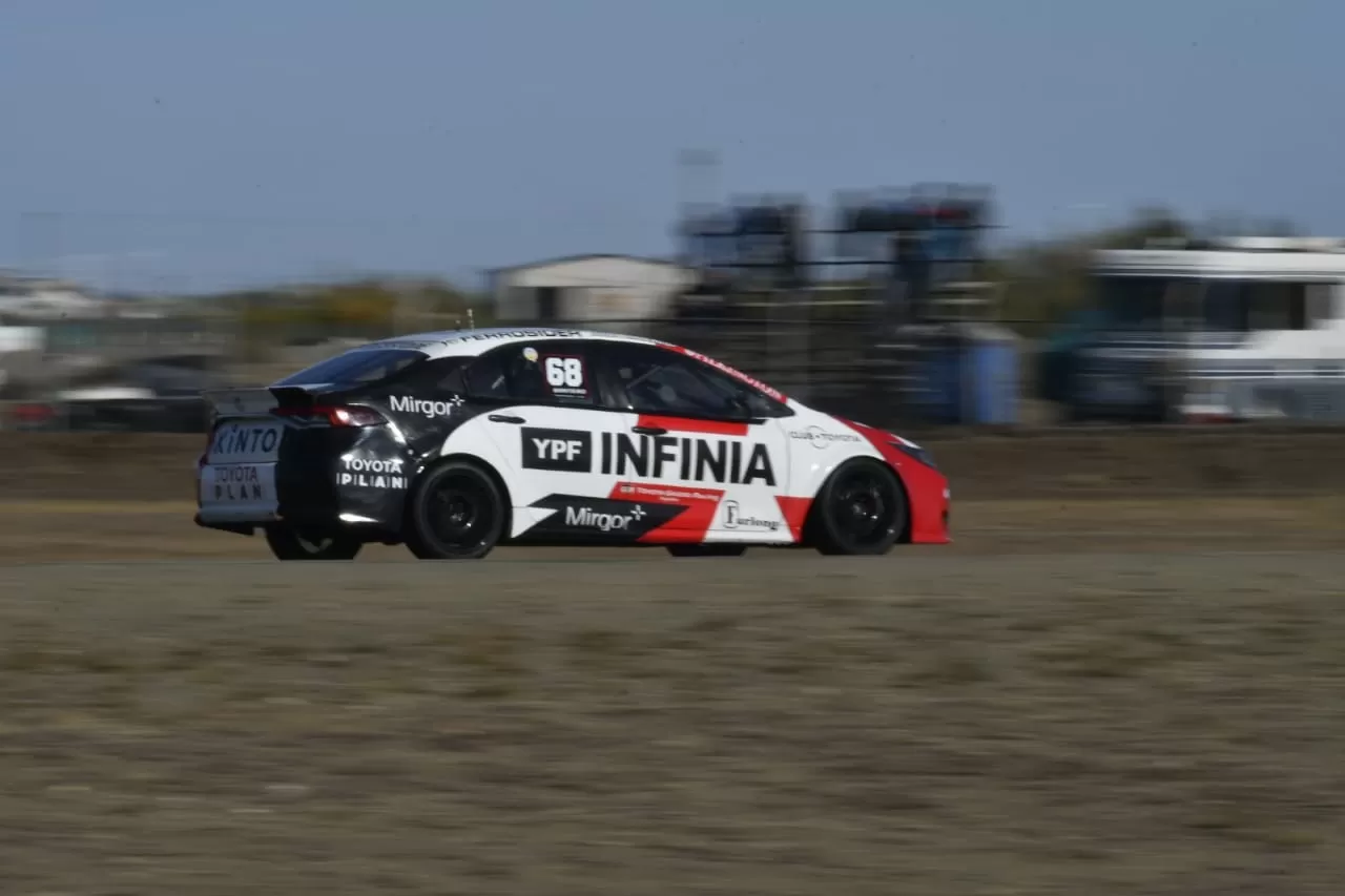 Turismo Nacional en Río Gallegos: Julián Santero, el más rápido en la tanda de prácticas de la Clase 3