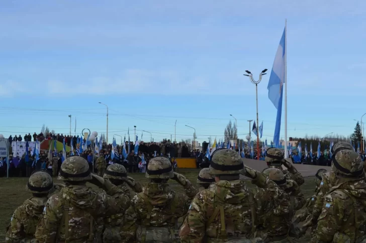 320 soldados jurarán a la bandera en un gran acto en la costanera de Río Gallegos