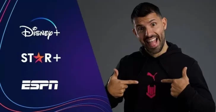 “Esta es la delantera”: Kun Agüero firmó un contrato con Disney para producir contenidos