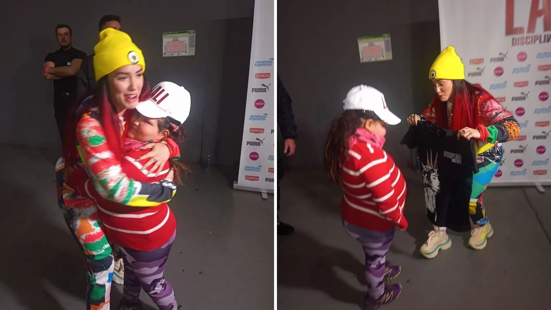 Lali Espósito y el emotivo abrazo con Agustina, una niña de 6 años que sufría bullying en Mendoza