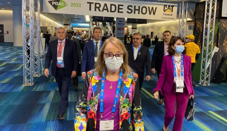 Inversores, productores y exploradores, los ejes de Santa Cruz en la feria de Toronto