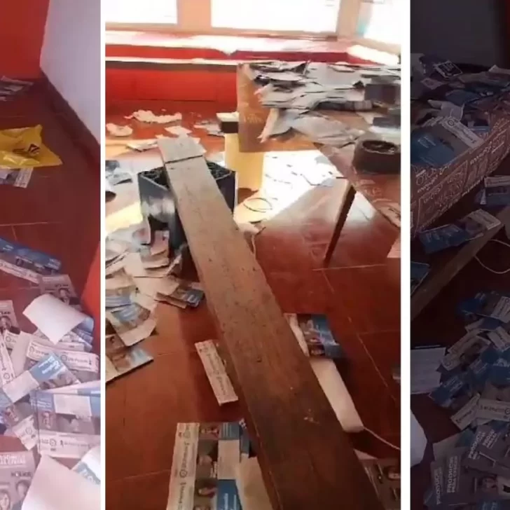 Vandalizaron un local Guillermo Polke, candidato a gobernador de Santa Cruz por Unión por la Patria