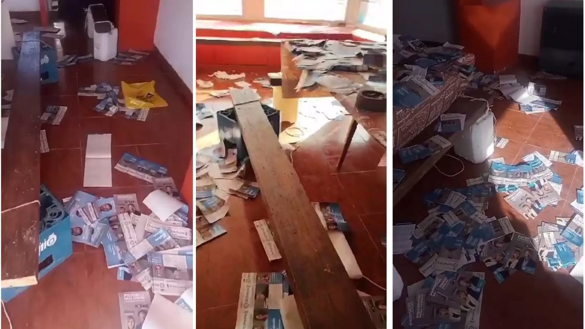 Vandalizaron un local Guillermo Polke, candidato a gobernador de Santa Cruz por Unión por la Patria