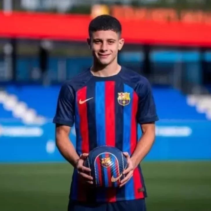 El argentino Lucas Román es el nuevo jugador del Barcelona: tiene una cláusula de rescisión de 400 millones de euros 