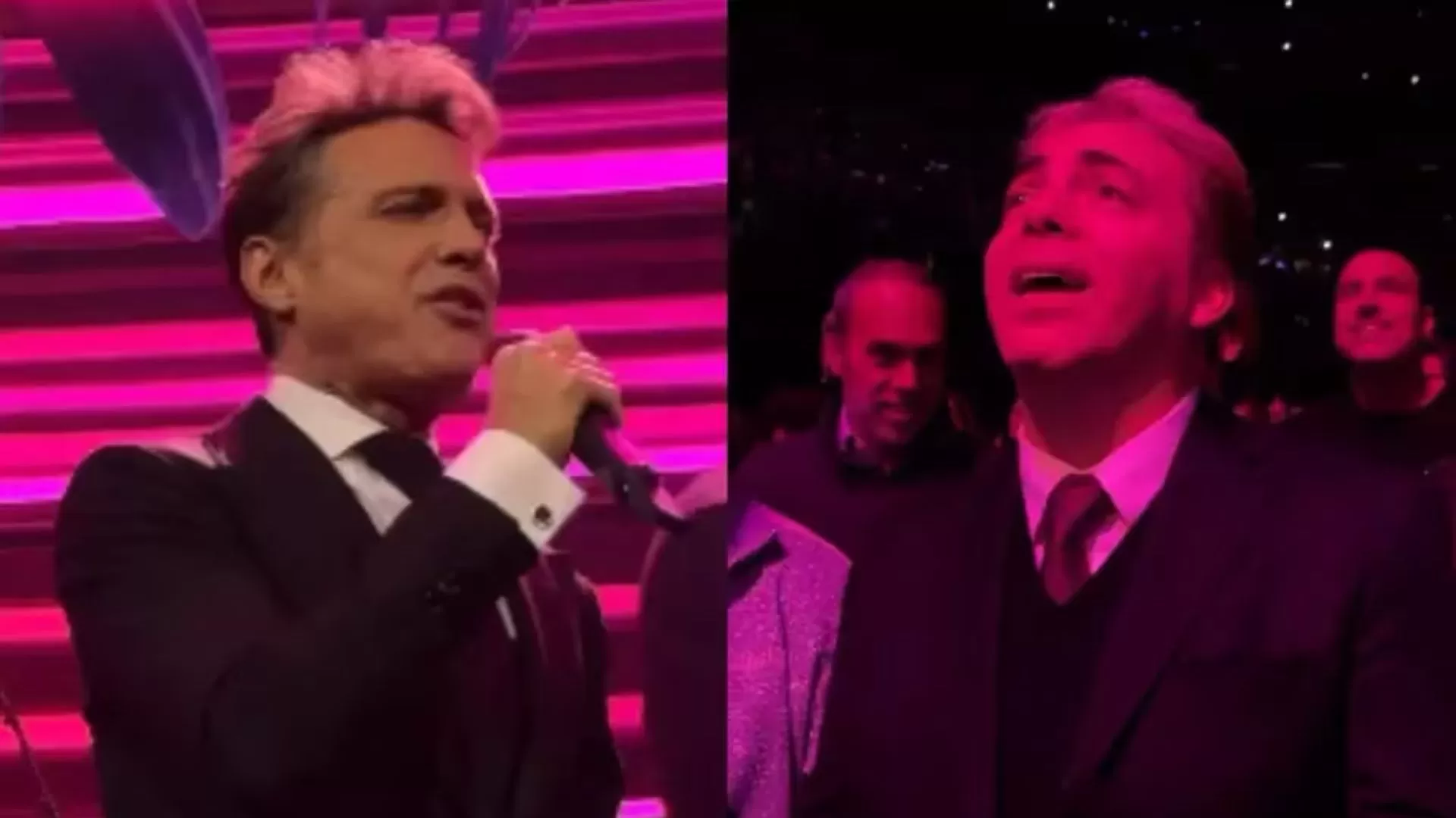 Como un fan más: Cristian Castro fue a presenciar el último recital de Luis Miguel en Argentina