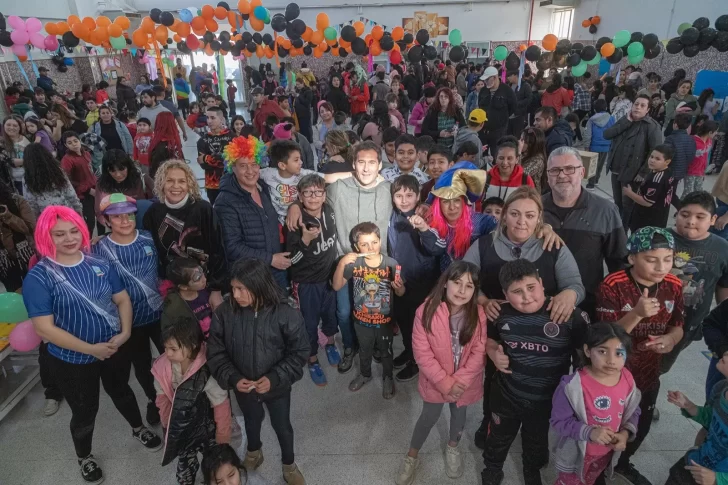 Cientos de niños disfrutaron de los festejos por el Mes de las Infancias en Comodoro Rivadavia