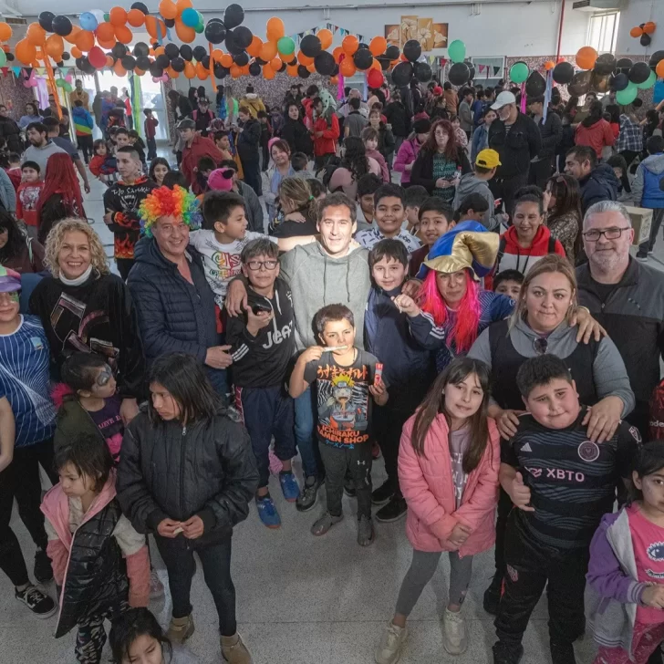 Cientos de niños disfrutaron de los festejos por el Mes de las Infancias en Comodoro Rivadavia