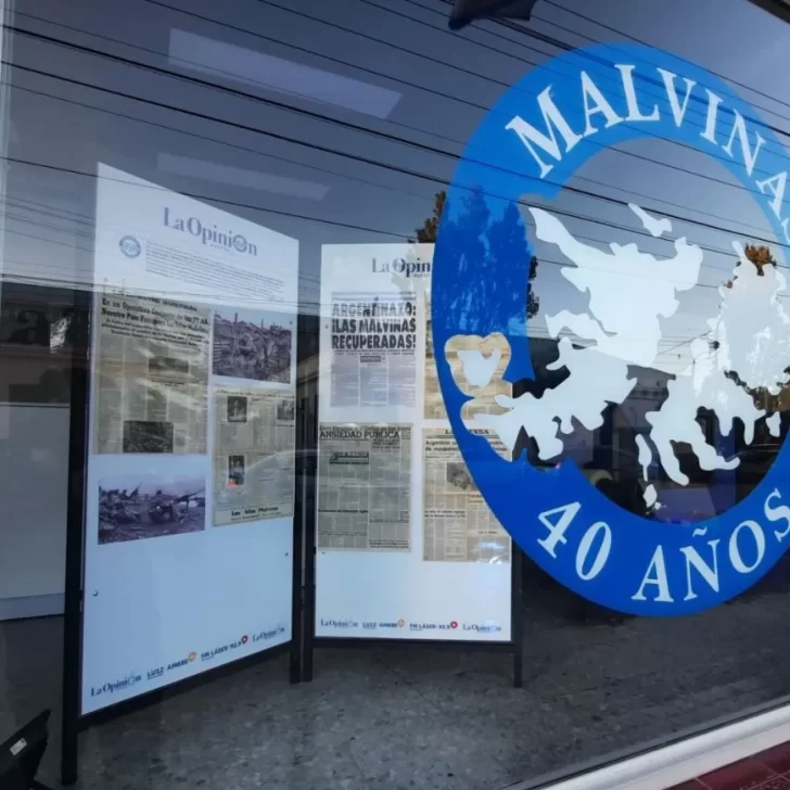 Malvinas 40 años: La Opinión Austral abre la muestra fotográfica itinerante