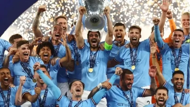 Manchester City salió campeón de la Champions League y corona el triplete