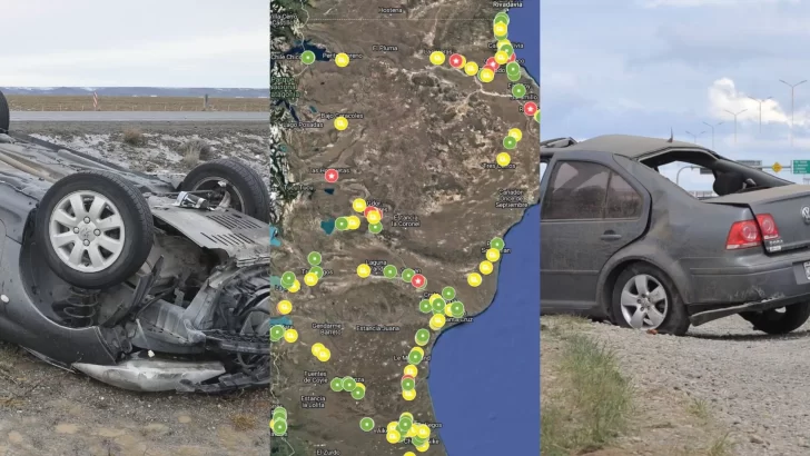 Presentaron el mapa de los vuelcos, choques y siniestros viales en la provincia de Santa Cruz