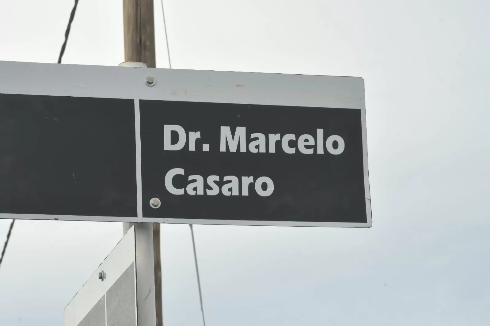 Inauguraron una calle en homenaje al Dr. Marcelo Casaro en el barrio Favaloro Inauguraron una calle en homenaje al Dr. Marcelo Casaro en el barrio Favaloro