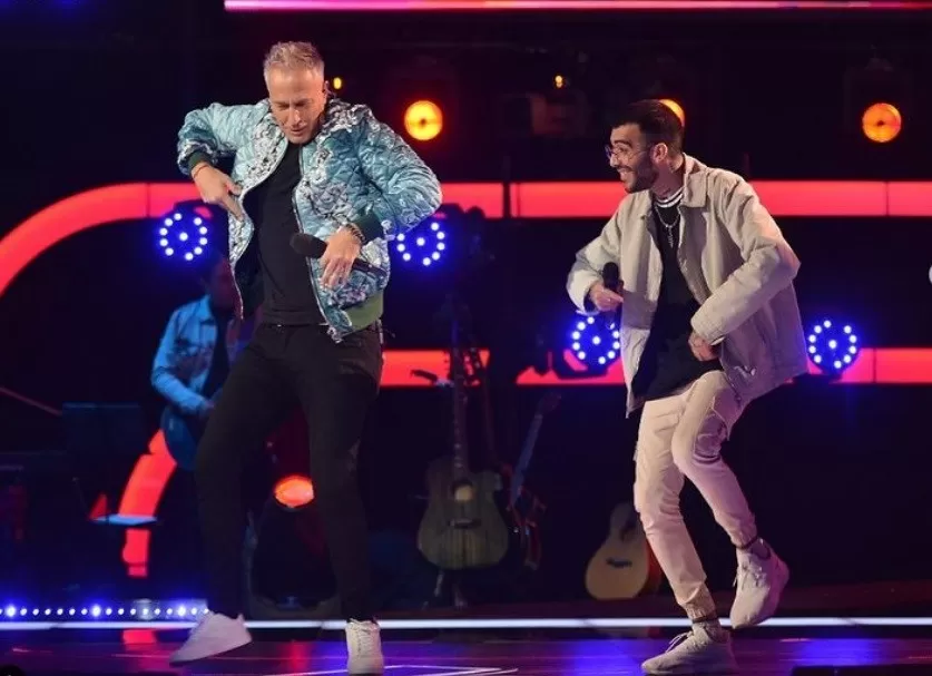 Video. Un participante de La Voz Argentina provocó que todas las sillas giren y que Marley baile