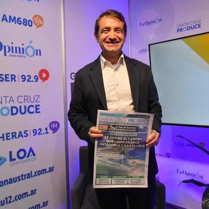 Mandarano sobre las energías limpias: “Creemos que el futuro es convertir los vientos en hidrógeno y llevarlos a Europa”