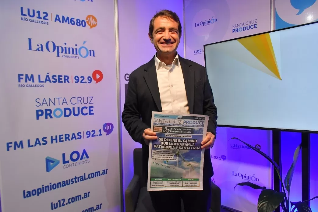Mandarano sobre las energías limpias: “Creemos que el futuro es convertir los vientos en hidrógeno y llevarlos a Europa”