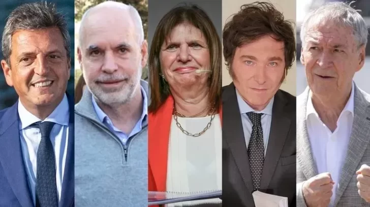 Massa, Milei, Larreta, Bullrich y Schiaretti exponen sus proyectos presidenciales en La Rural
