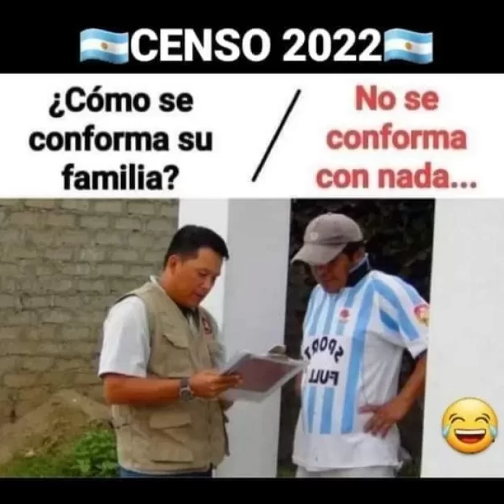 Los mejores memes del Censo 2022 en Argentina