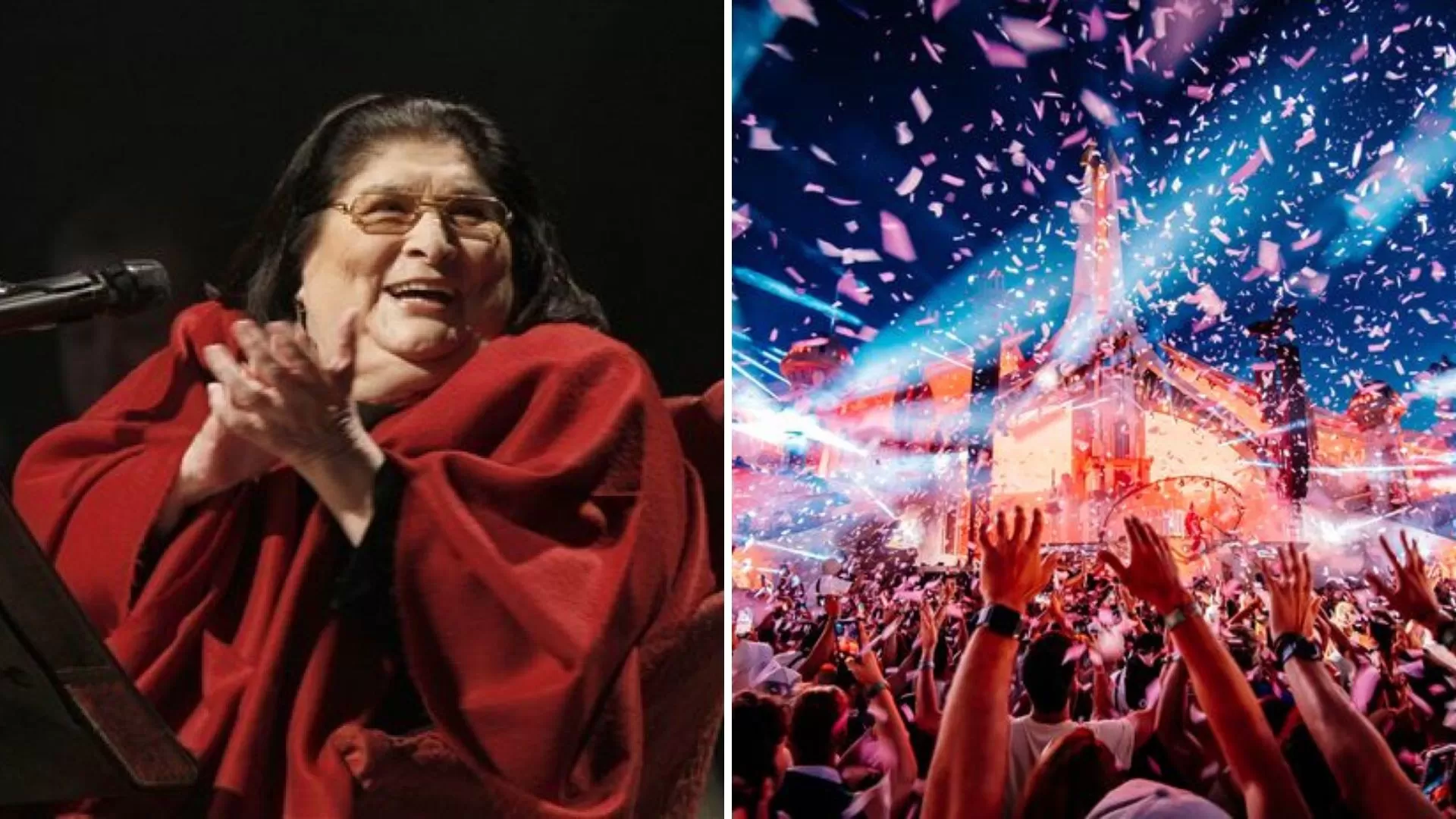 Mercedes Sosa y Violeta Parra llegaron a Tomorrowland, el emblemático festival de música electrónica: escucha el remix