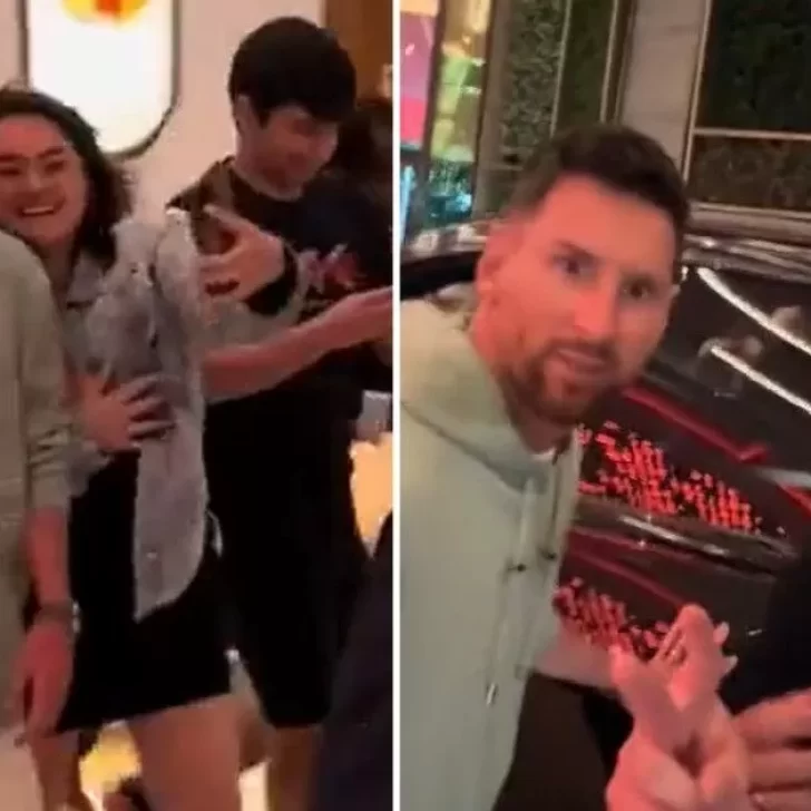 Video. El incómodo momento que vivió Messi en un shopping de Miami