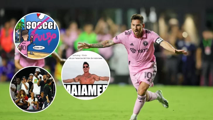 Messi revolucionó el Inter de Miami: estadísticas, las reacciones de los famosos y los mejores memes  