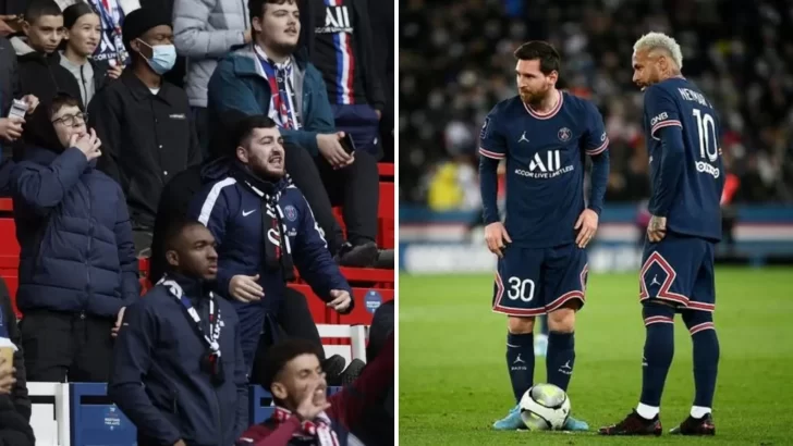 Video. Desde Paris, sin amor: los hinchas del PSG abuchearon a Messi y Neymar 