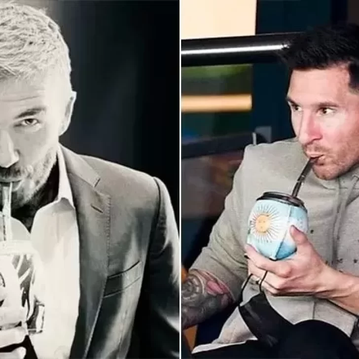La divertida reacción de Messi al ver a David Beckham tomando mate: “Yo te voy…”
