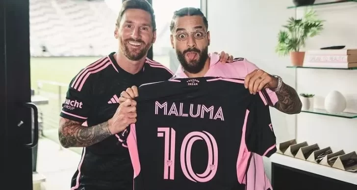 Video. Messi y Maluma juntos en Miami: todos los detalles sobre el emotivo encuentro
