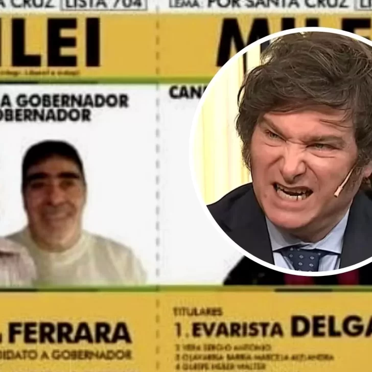 Elecciones 2023. Papelón de un candidato a gobernador: Javier Milei acusó de hacer trampa a una agrupación que apoya a Claudio Vidal en Santa Cruz