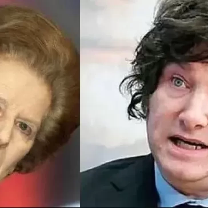 Javier Milei se identificó con Margaret Thatcher y generó repudio en las redes