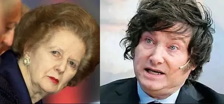 Javier Milei se identificó con Margaret Thatcher y generó repudio en las redes