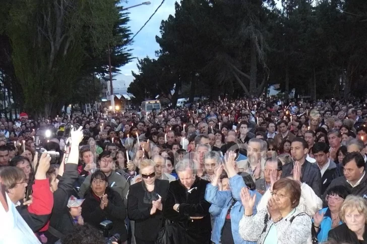 En fotos: así se vivió la muerte de Néstor Kirchner en El Calafate y Río Gallegos el día del Censo 2010