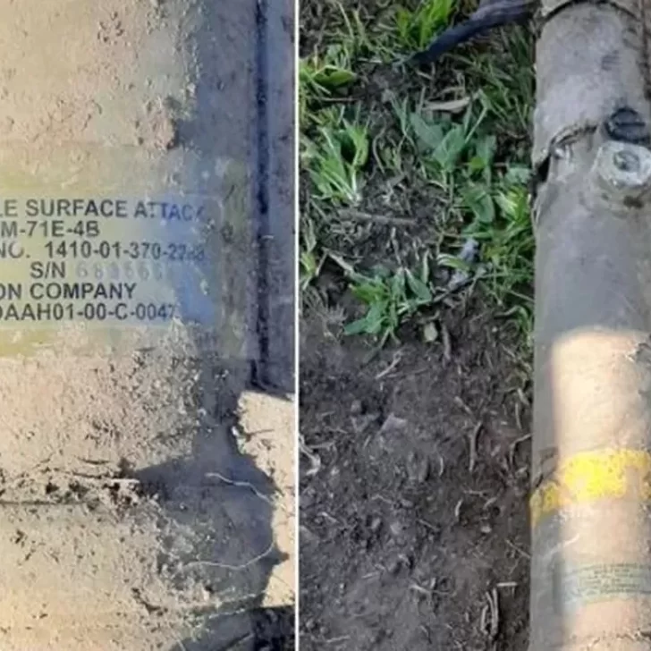 Hallaron un misil militar cuando reparaban una calle en La Plata