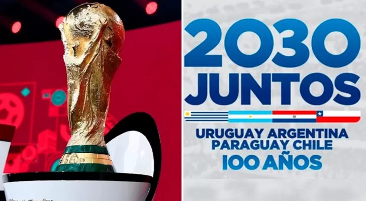 Mundial 2030: Argentina, Uruguay, Chile y Paraguay lanzan su candidatura oficial para ser sede