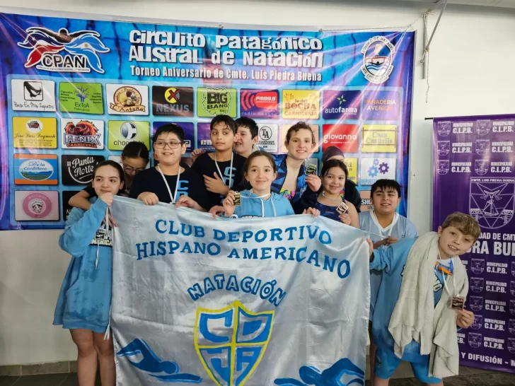Nadadores del Club Hispano Americano de Río Gallegos clasificaron primeros en Piedra Buena