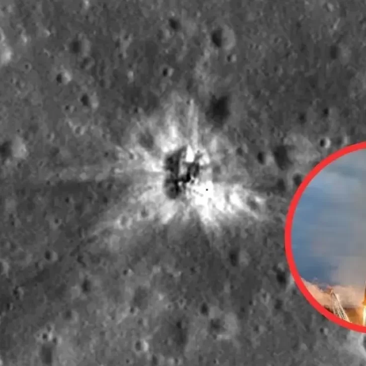 La nave espacial rusa enviada a la Luna se estrelló previo a alunizar