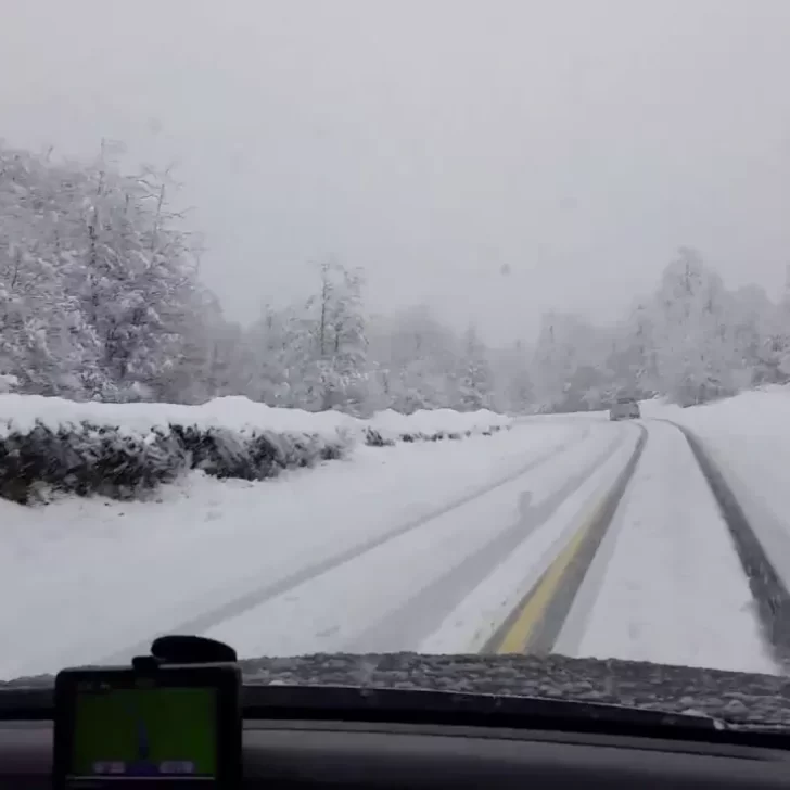 Alerta amarilla por fuertes nevadas en tres provincias de la Patagonia