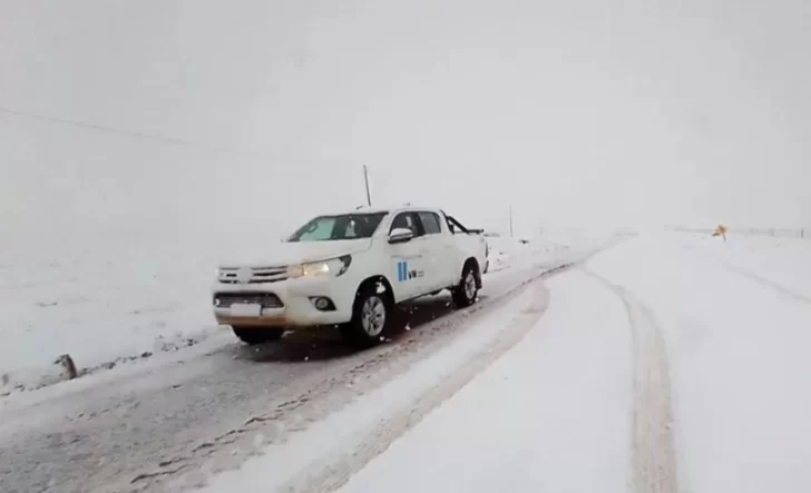 Alerta amarilla por nevadas y lluvias intensas en Chubut: se esperan hasta 40 cm de nieve