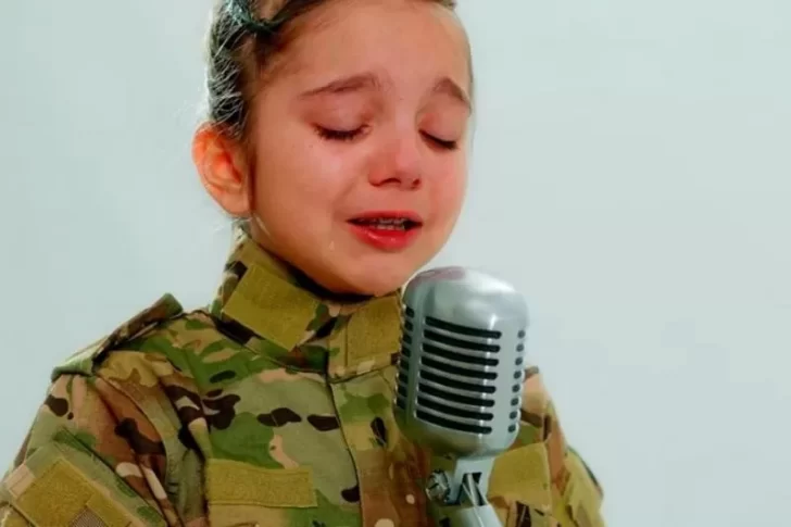 Video. La conmovedora canción de una niña ucraniana que emocionó a todo el mundo