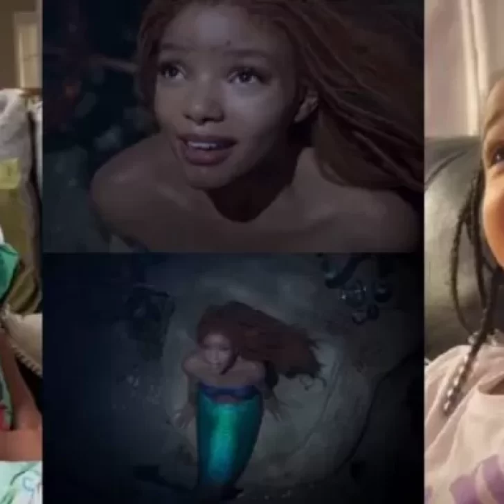 Las emotivas reacciones de niñas negras al ver el tráiler de La Sirenita