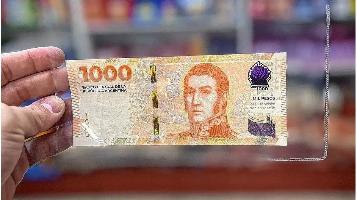 El nuevo billete de $1000 con la imagen de San Martín ya está en circulación: cómo saber si es falso