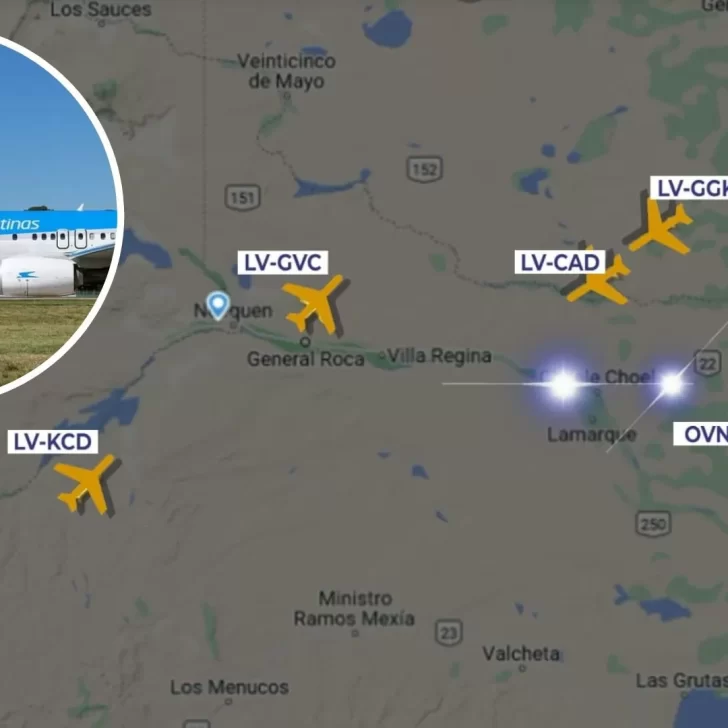 Video. Dos aviones comerciales fueron seguidos por OVNIs en la Patagonia argentina