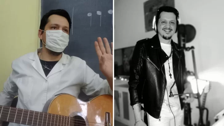 La historia del profesor de música de Santa Cruz que se hizo viral en TikTok con el tema de Bizarrap y Quevedo en una escuela con chicos de 4° grado