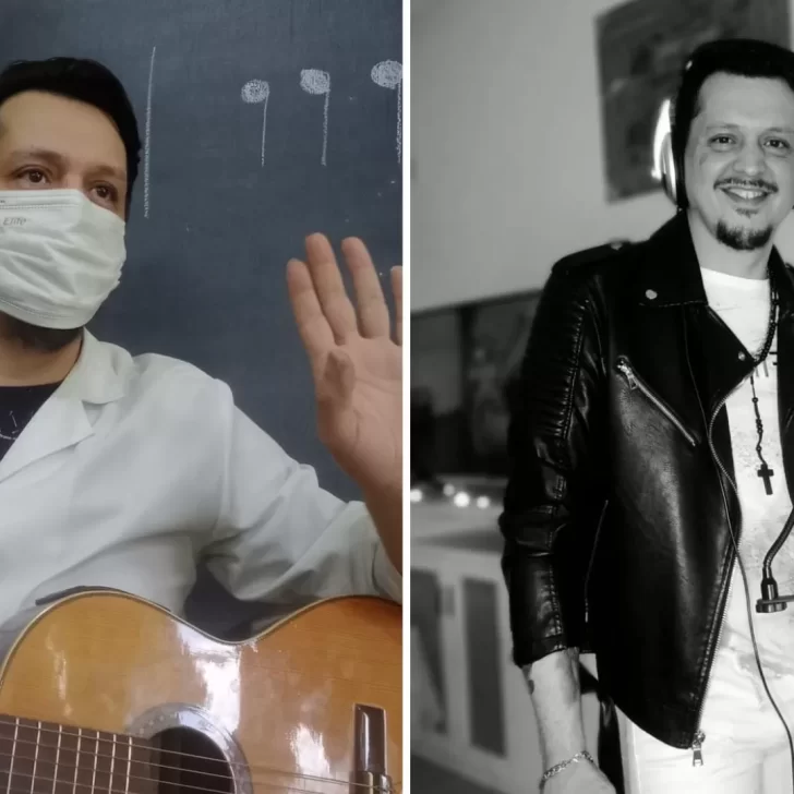 La historia del profesor de música de Santa Cruz que se hizo viral en TikTok con el tema de Bizarrap y Quevedo en una escuela con chicos de 4° grado