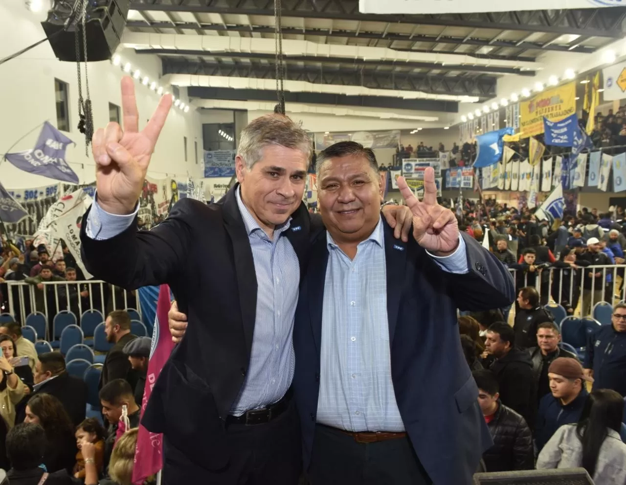 Sindicato Petroleros de Chubut: el presidente de YPF participó del acto de asunción de Jorge Ávila