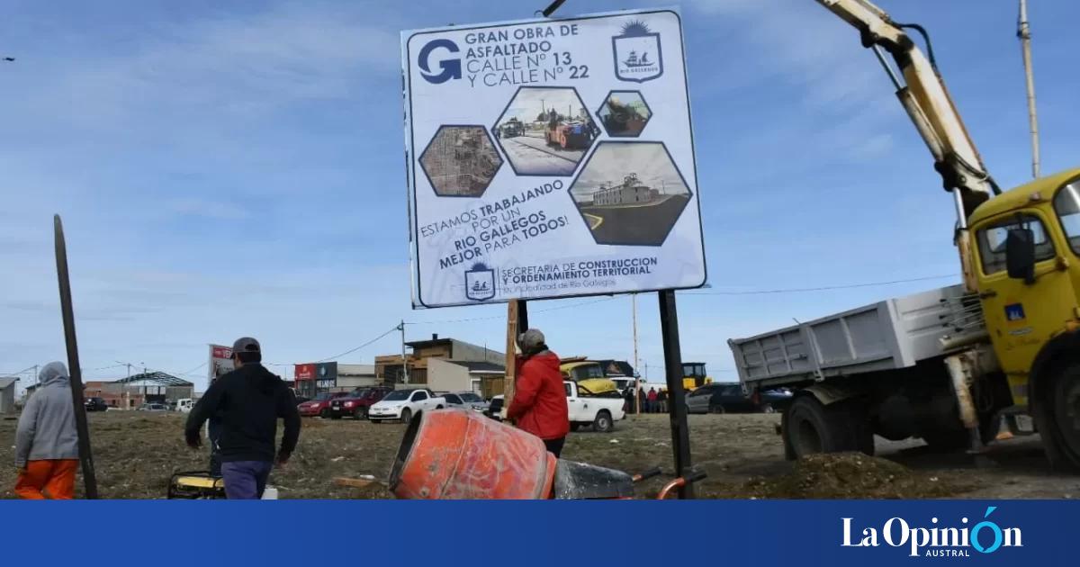 Suman más insumos para el asfalto del San Benito | La Opinión Austral