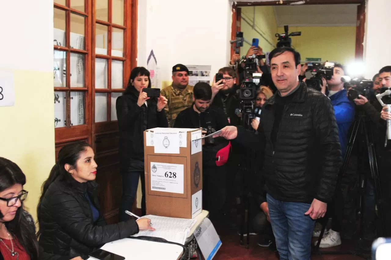 Votó Pablo Grasso: “Hay ganas de participar en este hecho electoral”