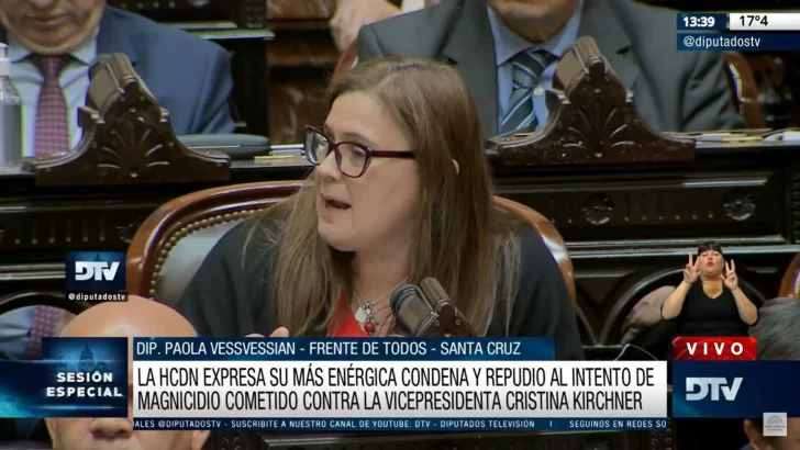 Paola Vessvessian: “Hay que hacer el máximo esfuerzo para desterrar la violencia de la vida política y social de nuestra Patria”