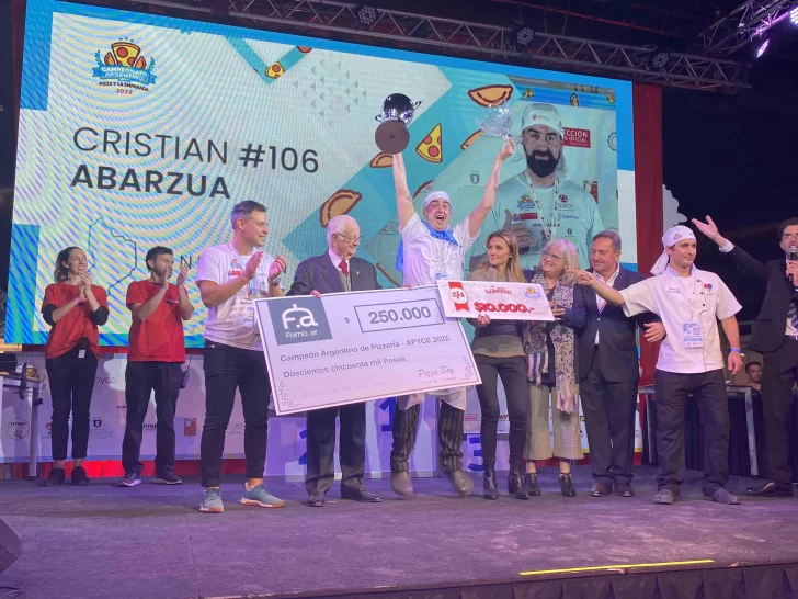 El nuevo Campeón Argentino de la Pizza a la Piedra y la Empanada es de Neuquén
