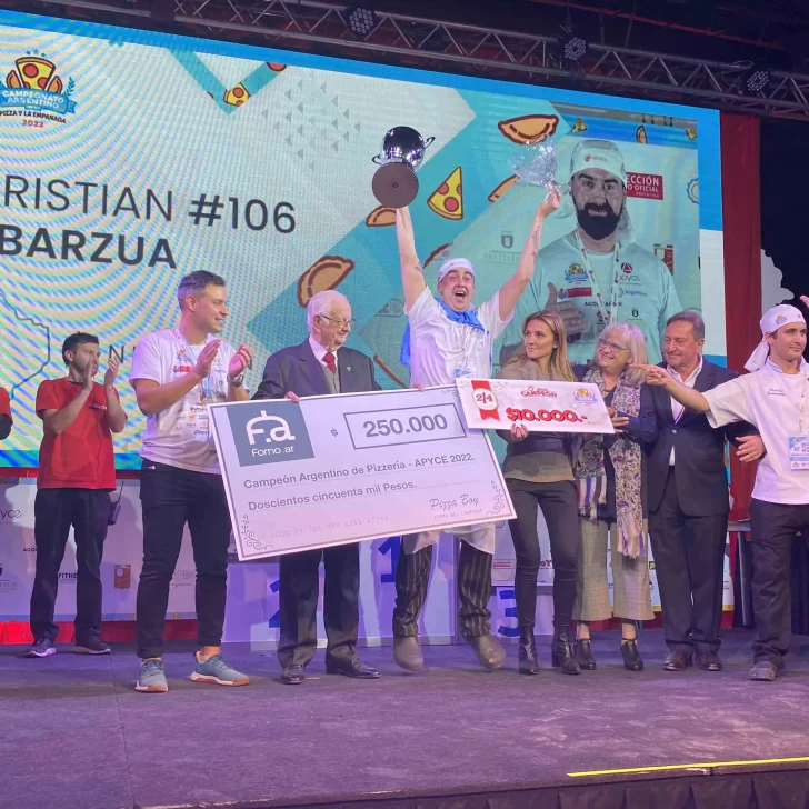 El nuevo Campeón Argentino de la Pizza a la Piedra y la Empanada es de Neuquén