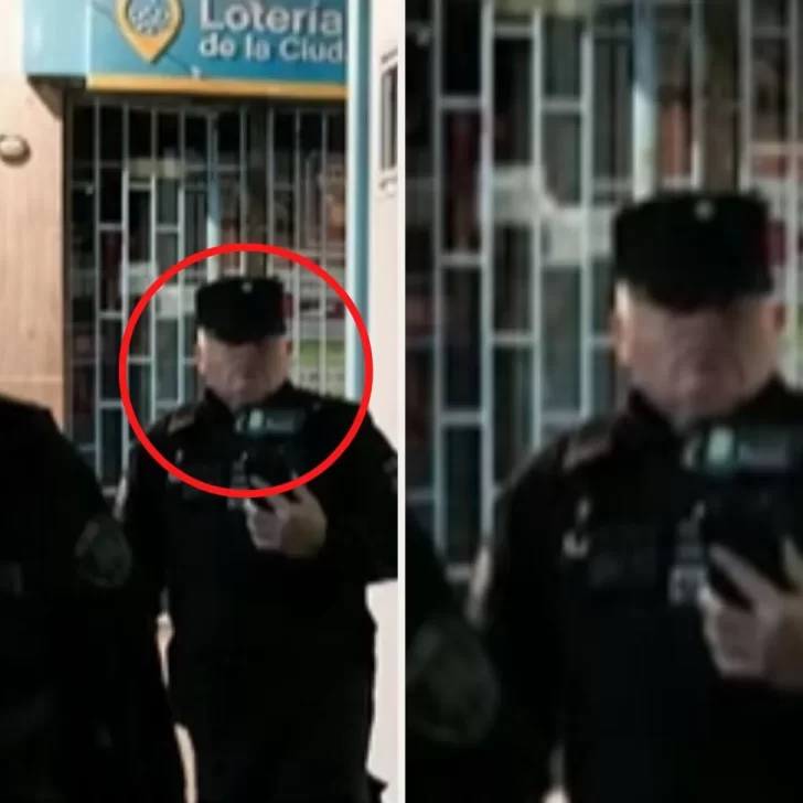 Apareció la imagen del policía que grabó e insultó al diputado Máximo Kirchner