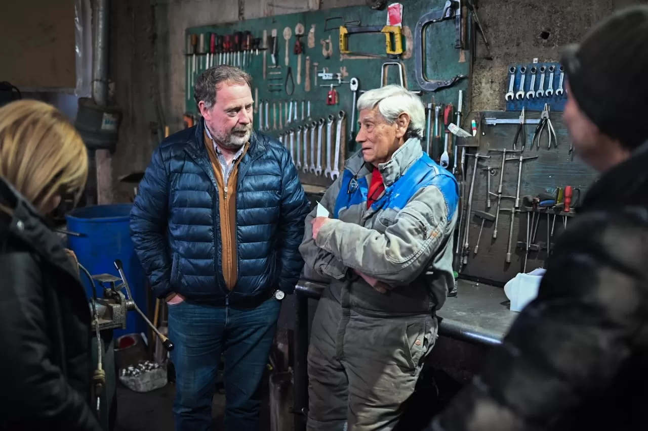 Guillermo Polke recorrió Caleta Olivia y se reunió con comerciantes y emprendedores